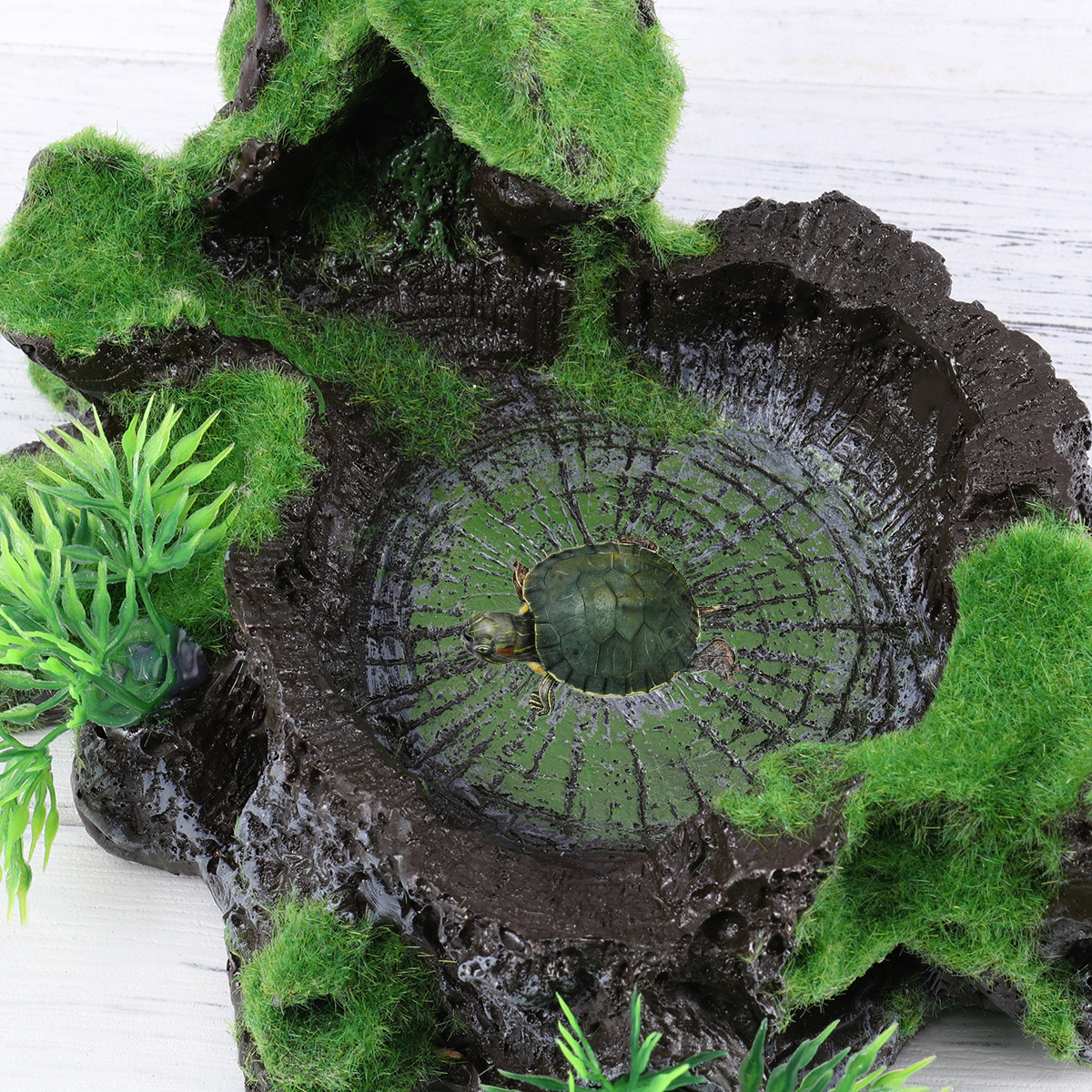 Aquarium Fish Hiding Spot - High Simulation Resin Moss Aquarium Landscaping