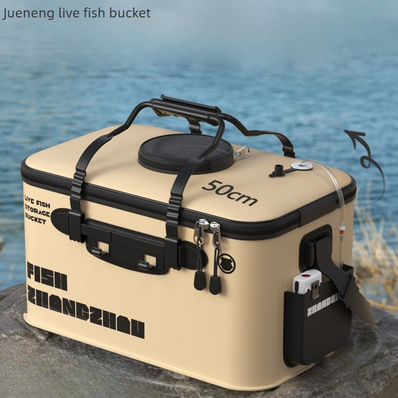 Aquarium Fish Fishing - Foldable Live Fish Bucket Fishing Basket