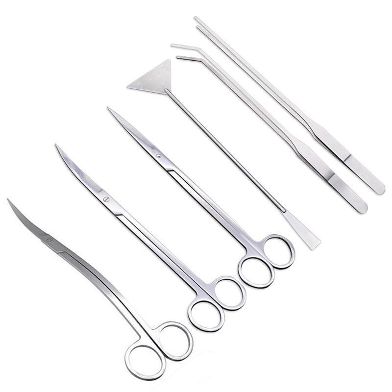 Aquarium Fish Maintenance - Aquarium Scissors Tweezers Tool Fish Tank