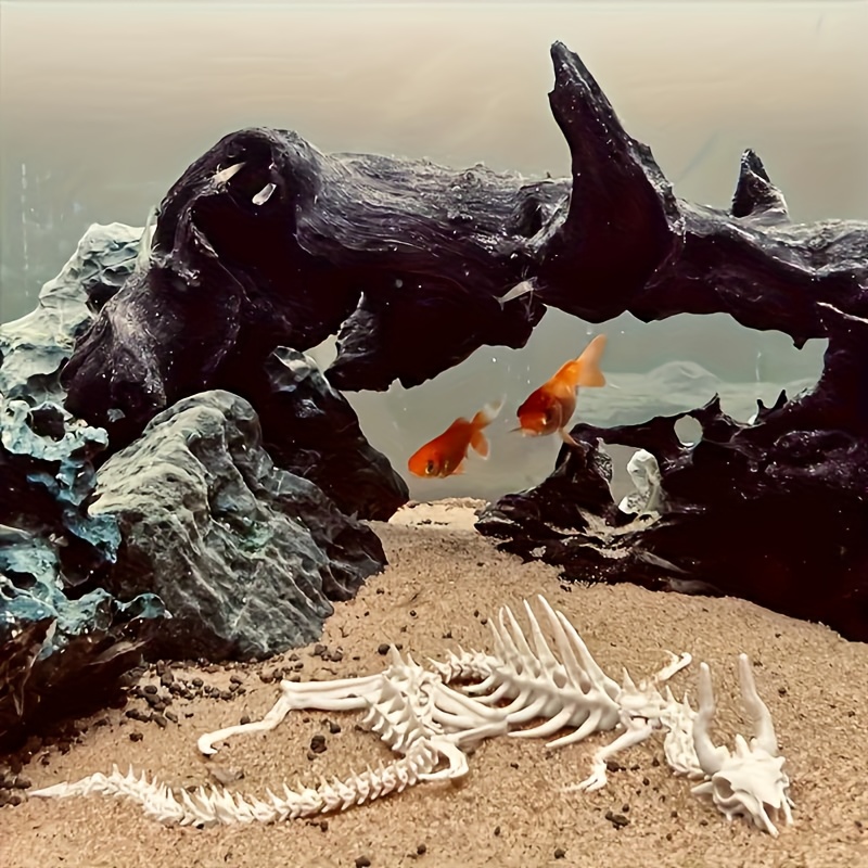 1pc Dragon-Shaped Fishbone Dec - Aquarium Fish Hiding Places incelemesi ve fiyatı