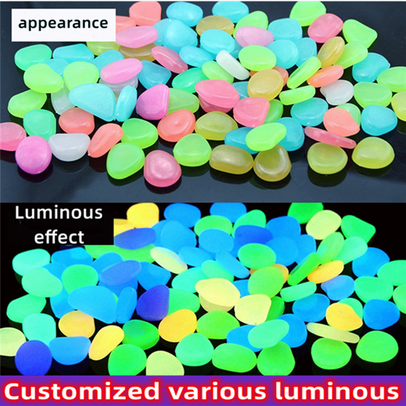 200-1000 Pcs Luminous Rock Sto - Aquarium Decoration Rock incelemesi ve fiyatı