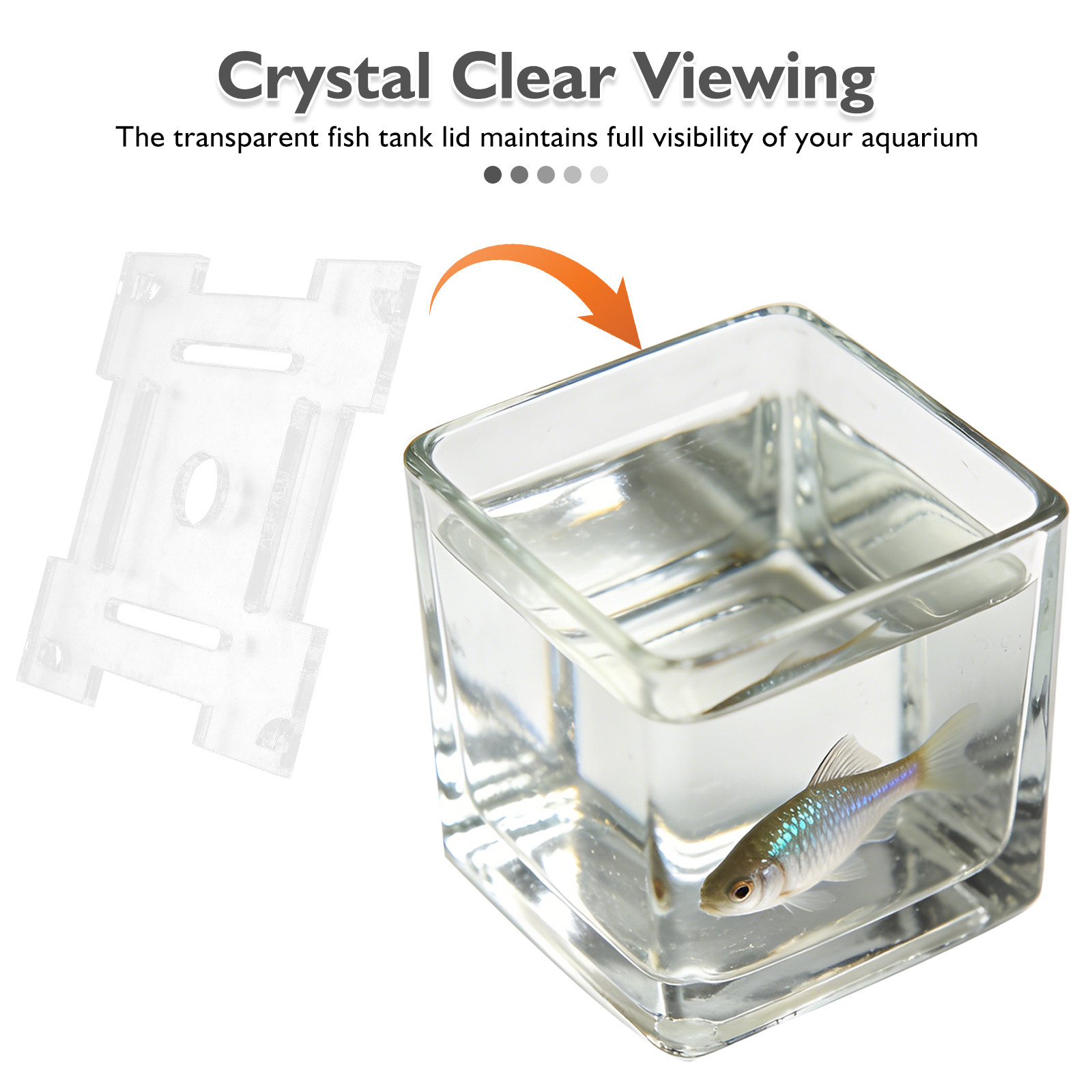 Transparent Acrylic Aquarium A - Aquarium Fish Jump Guard incelemesi ve fiyatı