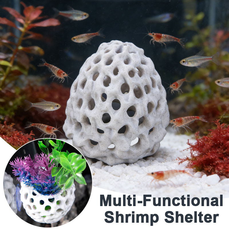 1PC Aquarium shrimp house Cave - Aquarium Fish Hiding Spot incelemesi ve fiyatı