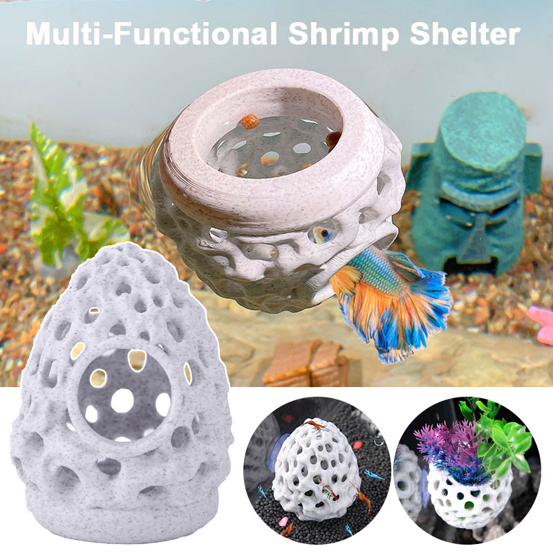 1PC Aquarium shrimp house Cave - Aquarium Fish Hiding Spot incelemesi ve fiyatı