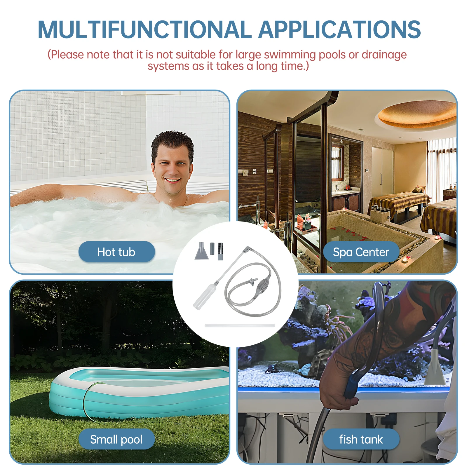 Hot Tub Vacuum Cleaner 10ft Sw - Aquarium Fish Maintenance incelemesi ve fiyatı