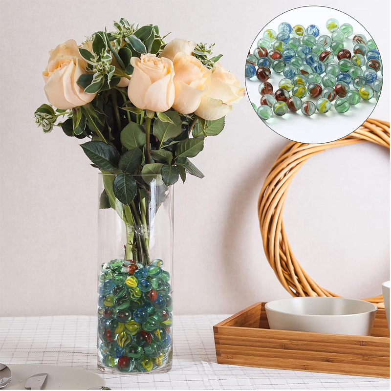 50Pcs 14mm Colorful Glass Marb - Aquarium Fish Fishing incelemesi ve fiyatı
