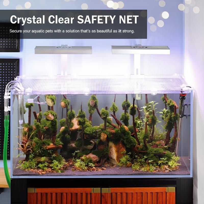 1Pcs Fish Tank Net Anti Jumpin - Aquarium Fish Jump Guard incelemesi ve fiyatı