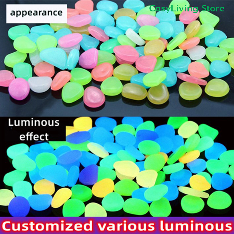 100Pcs/Bag Outdoor Luminous St - Aquarium Decoration Rock incelemesi ve fiyatı
