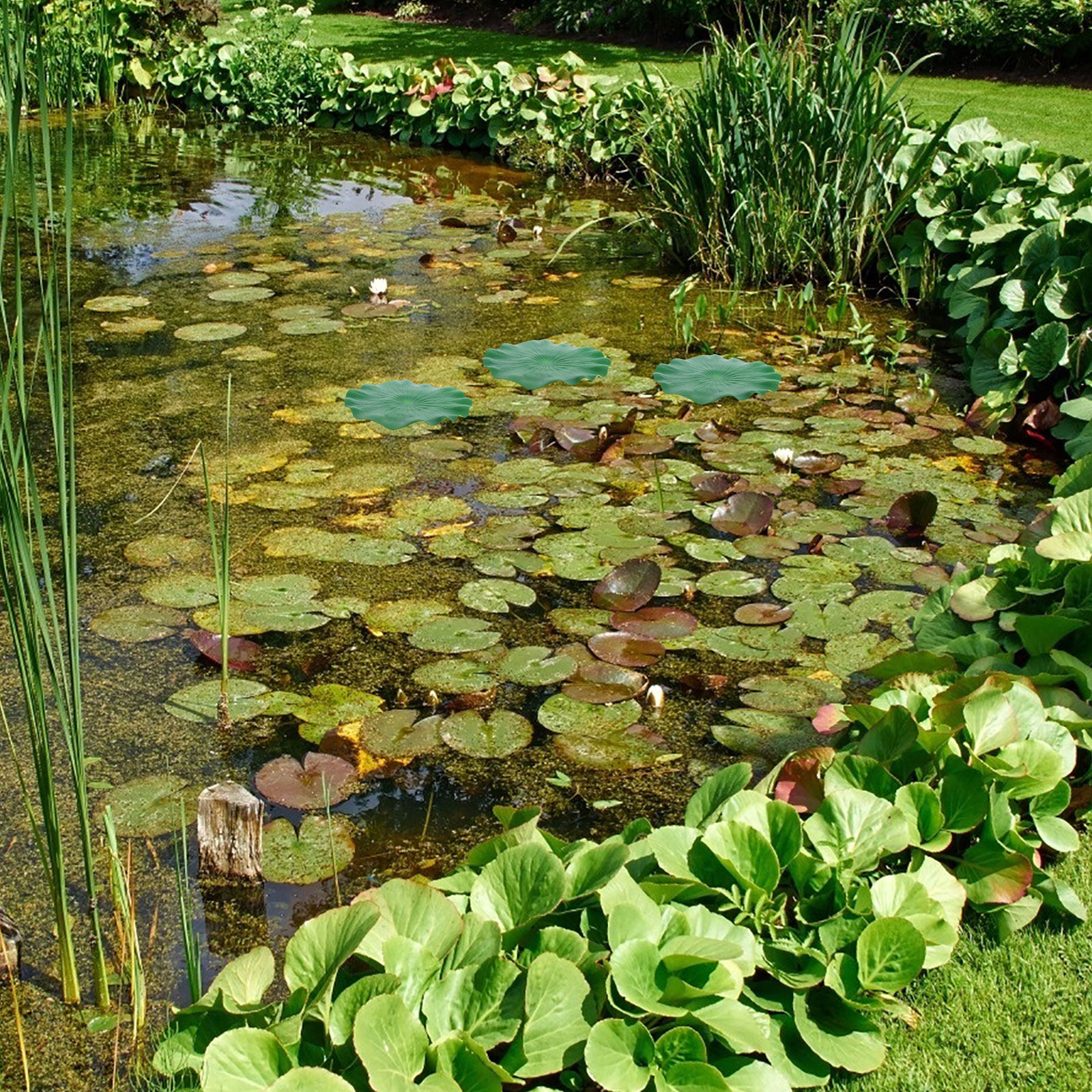 15Pcs Artificial Lotus Leaves  - Aquarium Fish In Pond incelemesi ve fiyatı
