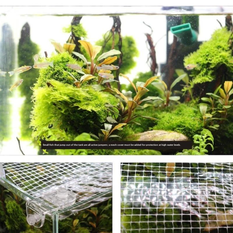 【BA】1Pcs Fish Tank Net Anti Ju - Aquarium Fish Jump Guard incelemesi ve fiyatı