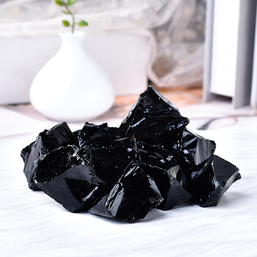 Natural Black Obsidian Raw Sto - Aquarium Fish Names incelemesi ve fiyatı