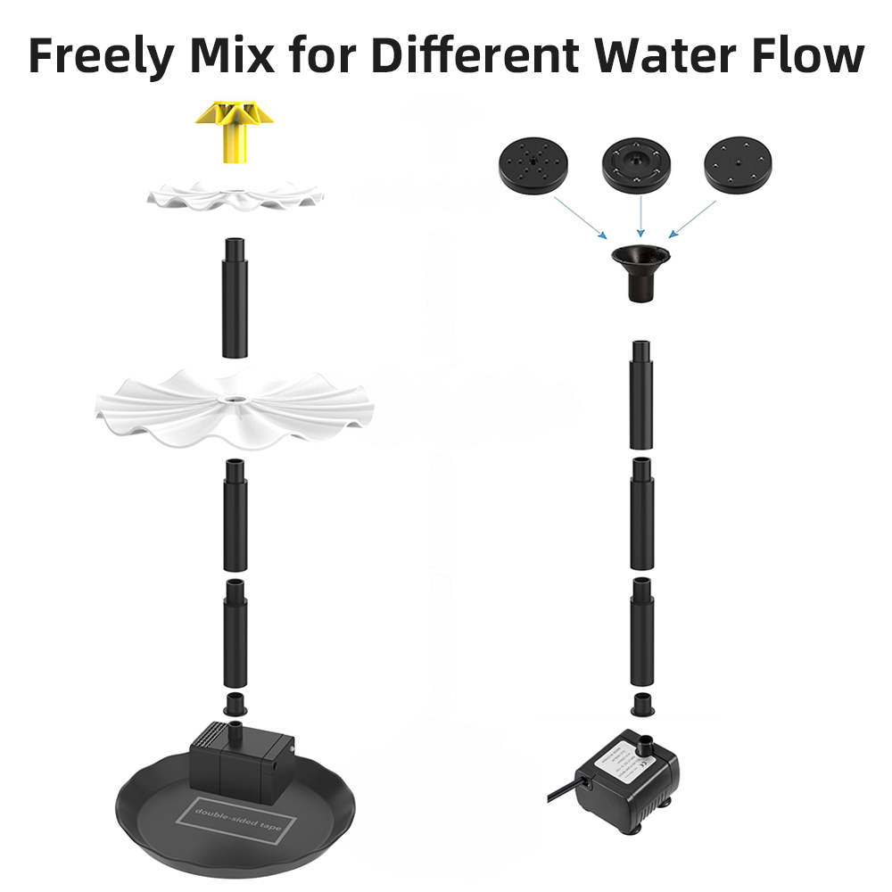 Solar Fountain Pump for Bird B - Aquarium Fish In Pond incelemesi ve fiyatı