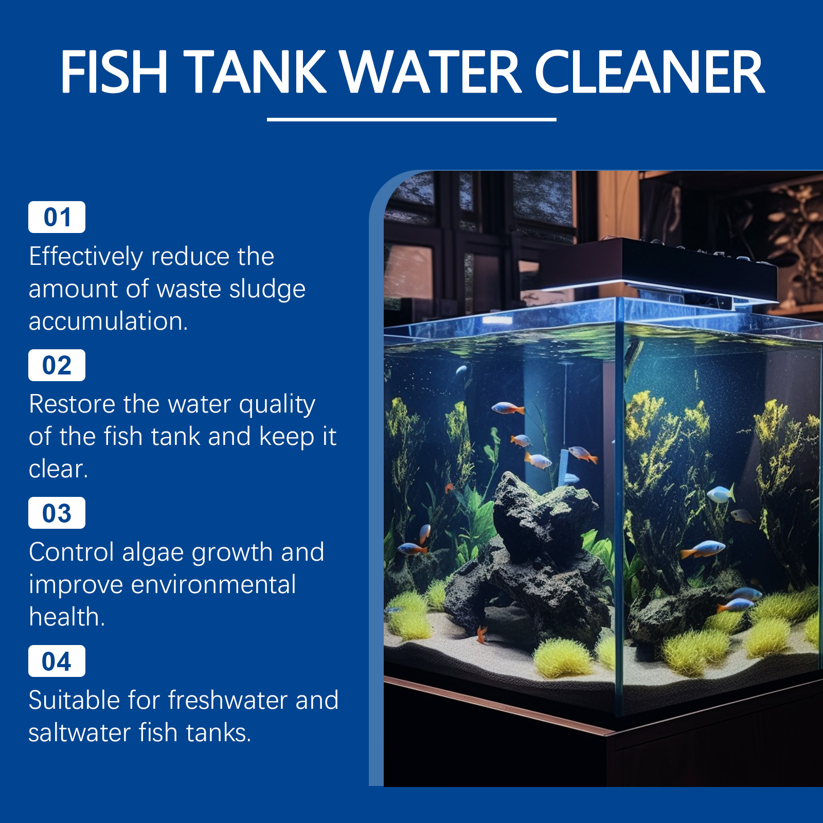 Aquarium Water Clarifier 100ml - Aquarium Fish Maintenance incelemesi ve fiyatı
