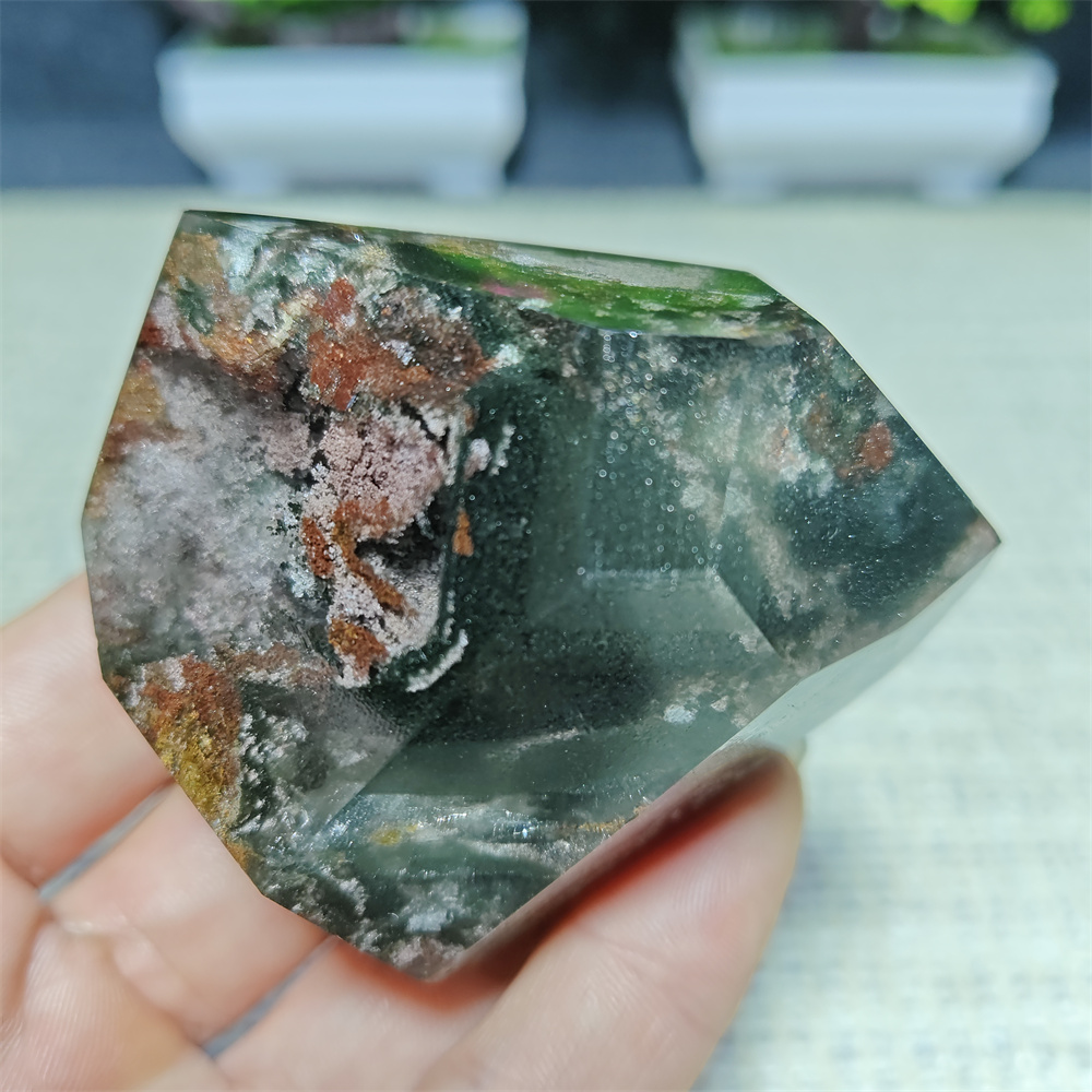 Natural Crystal Green Ghost Po - Aquarium Decoration Rock incelemesi ve fiyatı