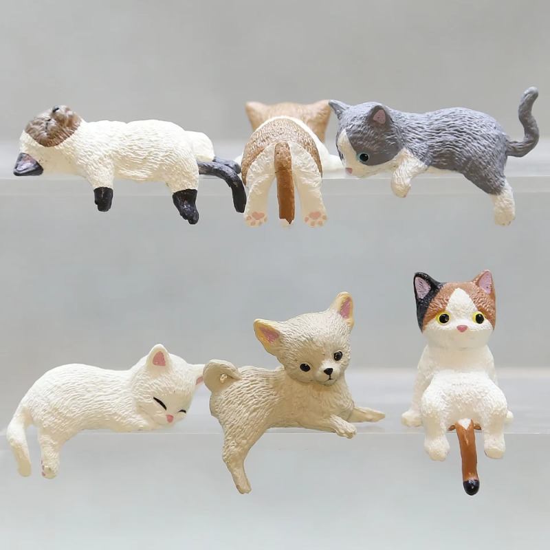 1Pc Cute Cartoon Cat PVC Home  - Aquarium Fish Names incelemesi ve fiyatı