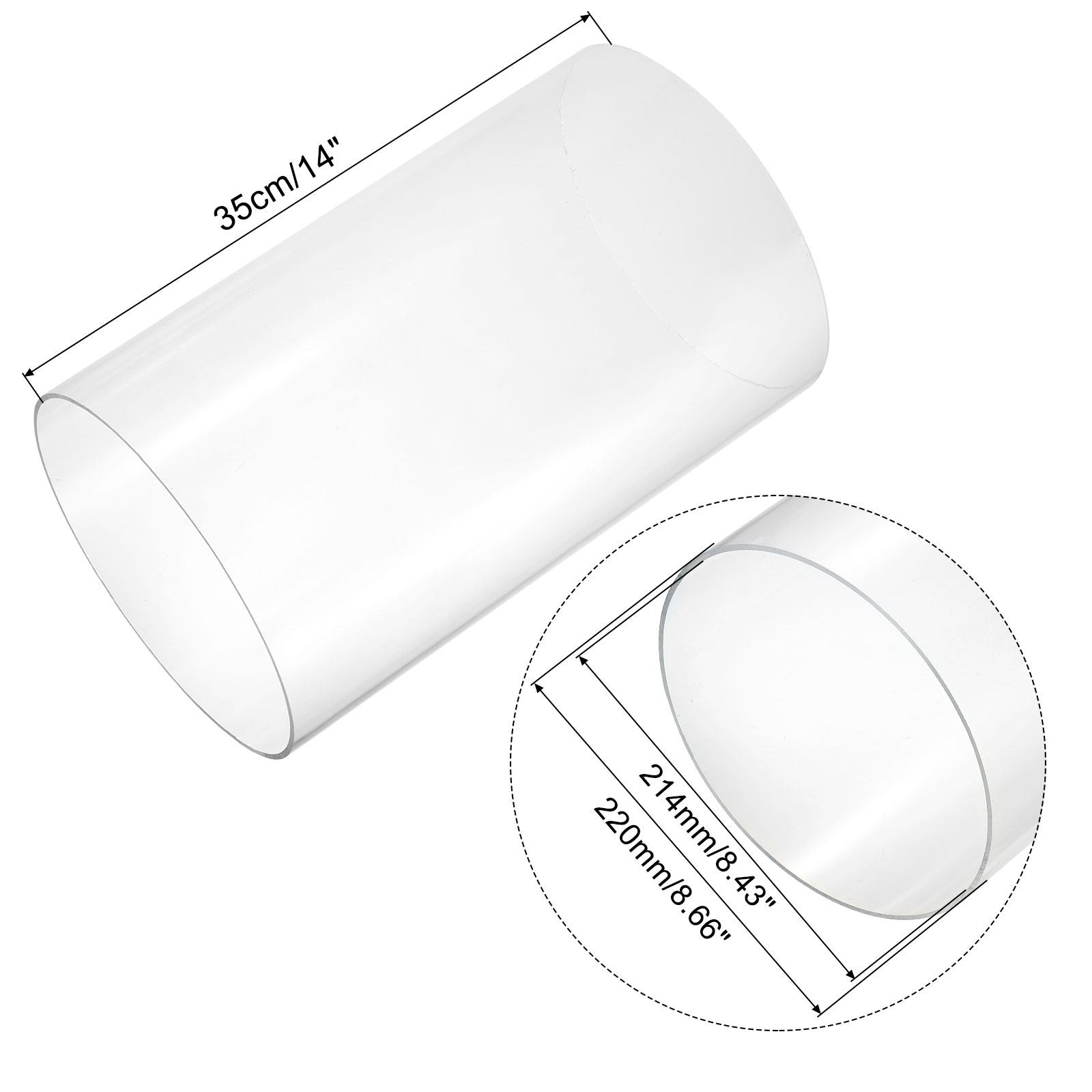 350mm Transparent Acrylic Aqua - Aquarium Fish Cold Water incelemesi ve fiyatı