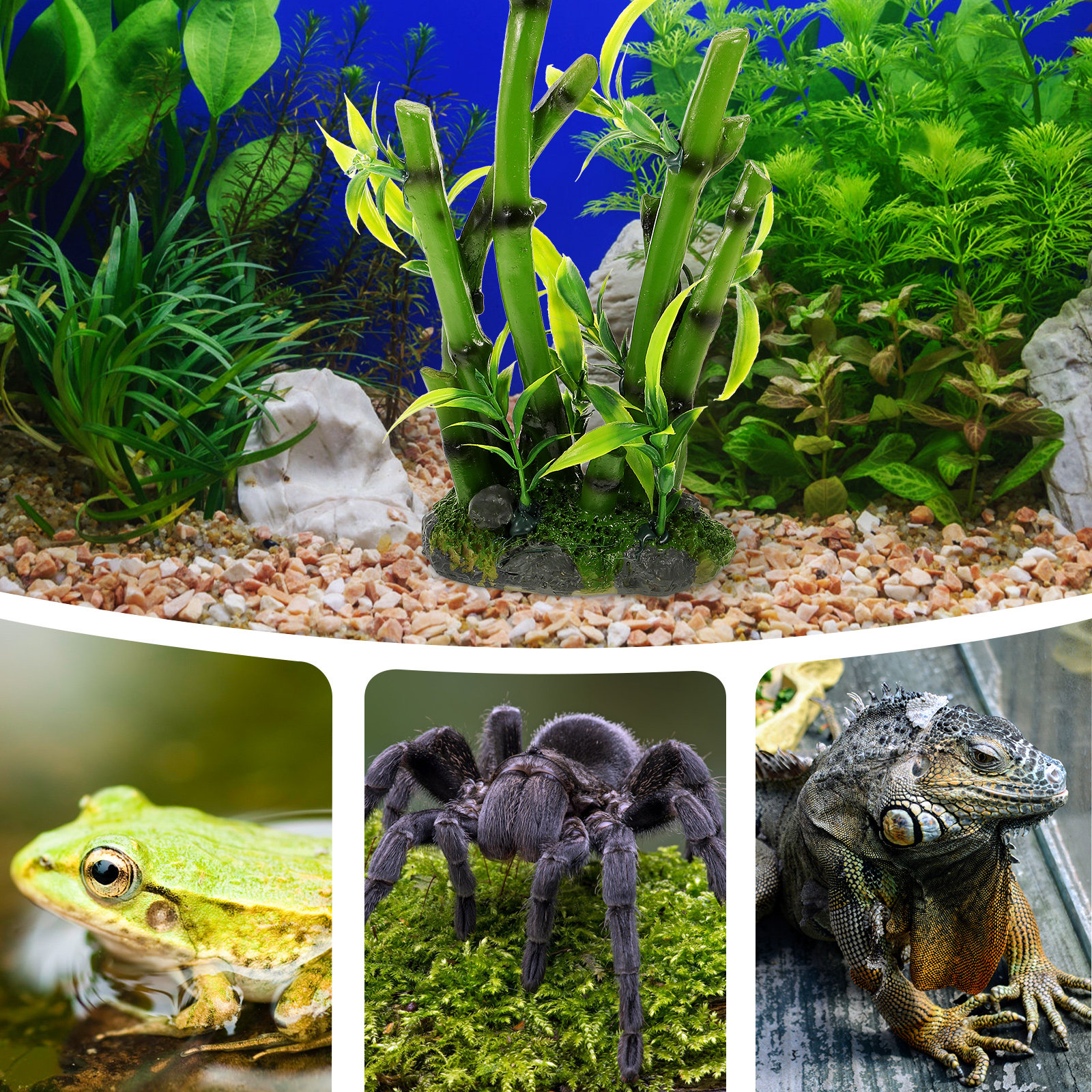 Simulated Bamboo Ornament Life - Aquarium Fish Hiding Spot incelemesi ve fiyatı