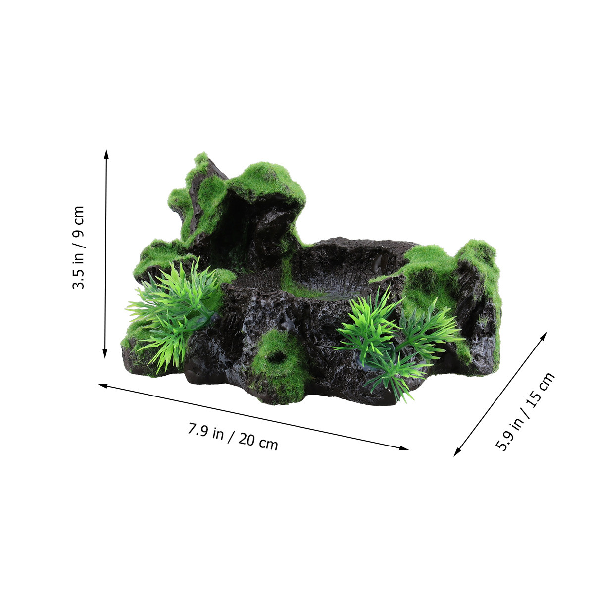 High Simulation Resin Moss Aqu - Aquarium Fish Hiding Spot incelemesi ve fiyatı