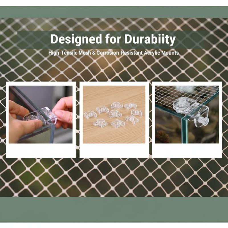 1Pcs Fish Tank Net Anti Jumpin - Aquarium Fish Jump Guard incelemesi ve fiyatı