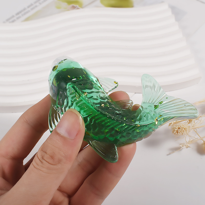 3D Koi Fish Shaped Epoxy Resin - Aquarium Fish Fishing incelemesi ve fiyatı