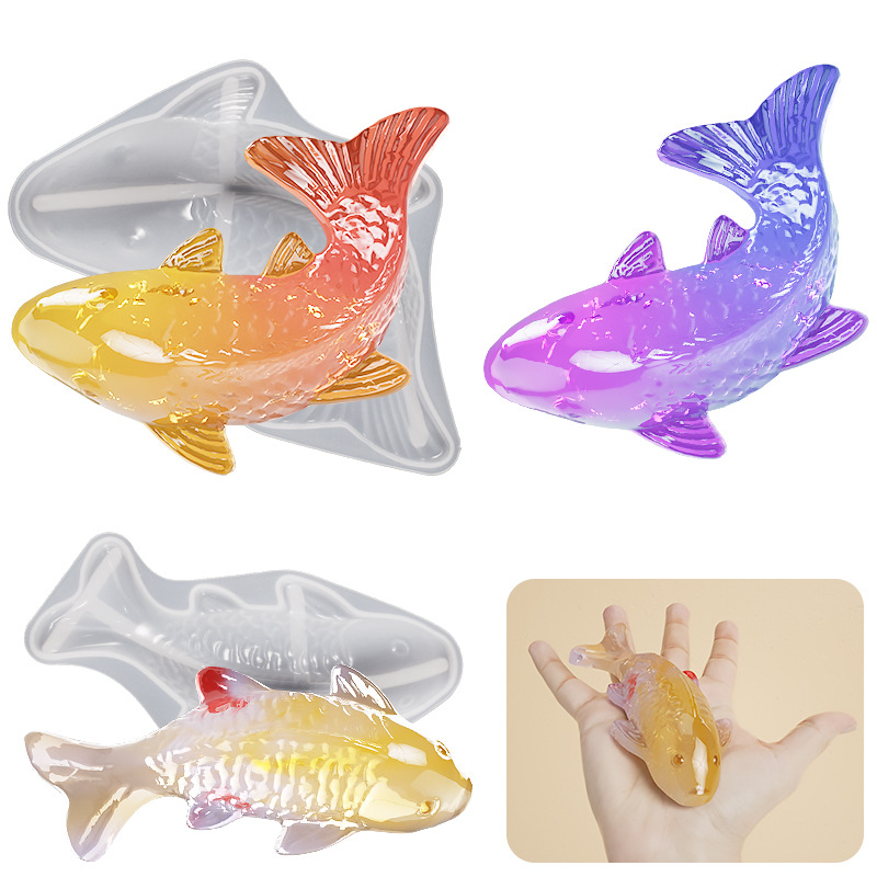 3D Koi Fish Shaped Epoxy Resin - Aquarium Fish Fishing incelemesi ve fiyatı
