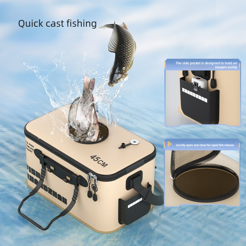 Foldable Live Fish Bucket Fish - Aquarium Fish Fishing incelemesi ve fiyatı