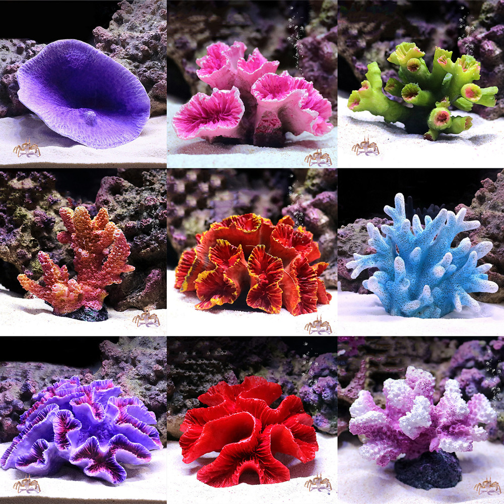 New Artificial Resin Coral Ree - Aquarium Fish Discus incelemesi ve fiyatı
