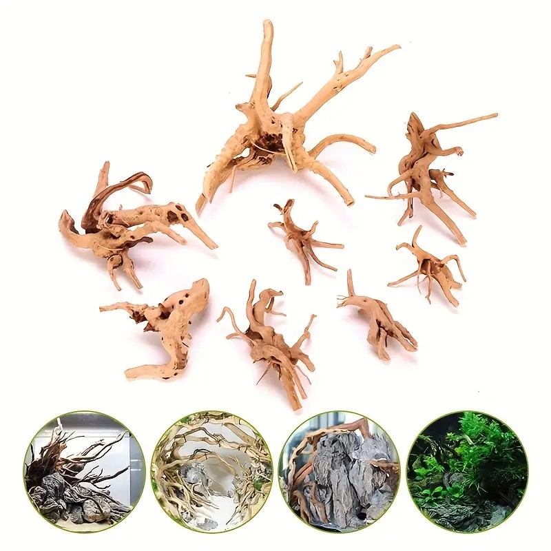 7-26CM 4 Sizes Driftwood Cucko - Aquarium Fish Diseases incelemesi ve fiyatı