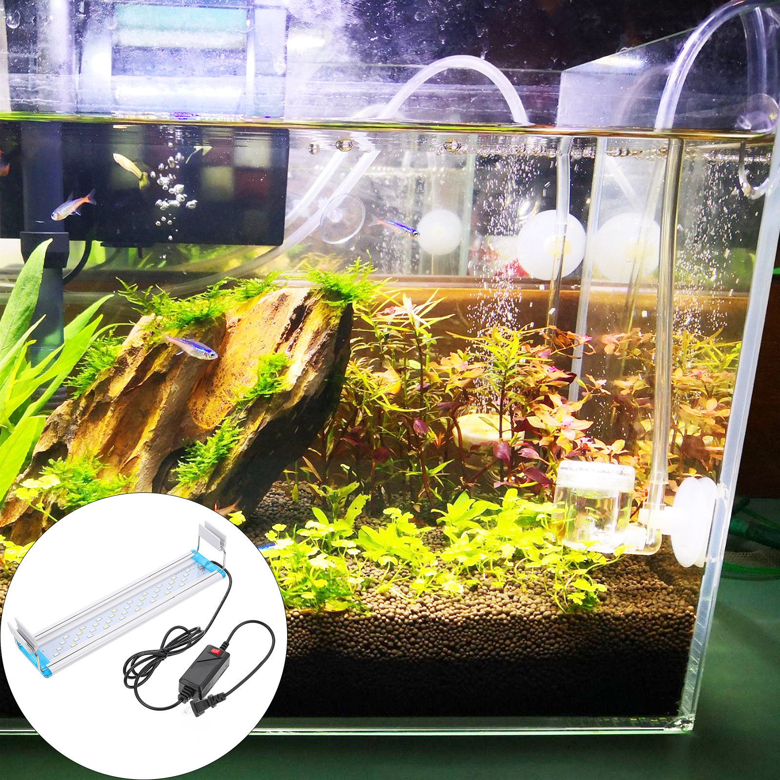 Tricolor LED Aquarium Light Hi - Aquarium Fish With Long Lifespan incelemesi ve fiyatı