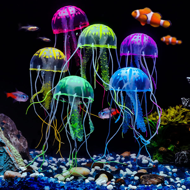 Artificial Swim Luminous Jelly - Aquarium Fish Discus incelemesi ve fiyatı