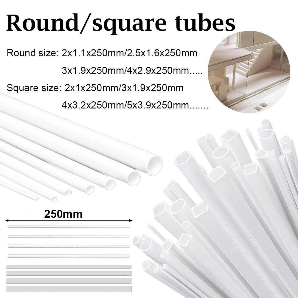 5pcs ABS plastic square tube h - Aquarium Fish Hiding Places incelemesi ve fiyatı