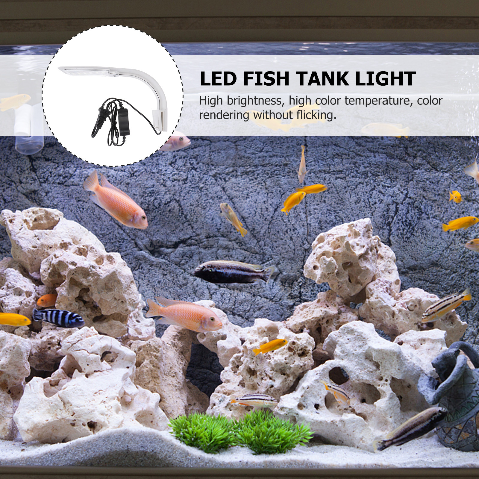 LED Aquarium Light for Fish Ta - Aquarium Fish With Long Lifespan incelemesi ve fiyatı