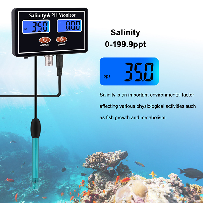 Online PH & Salinity Monitor 2 - Aquarium Fish In Online incelemesi ve fiyatı