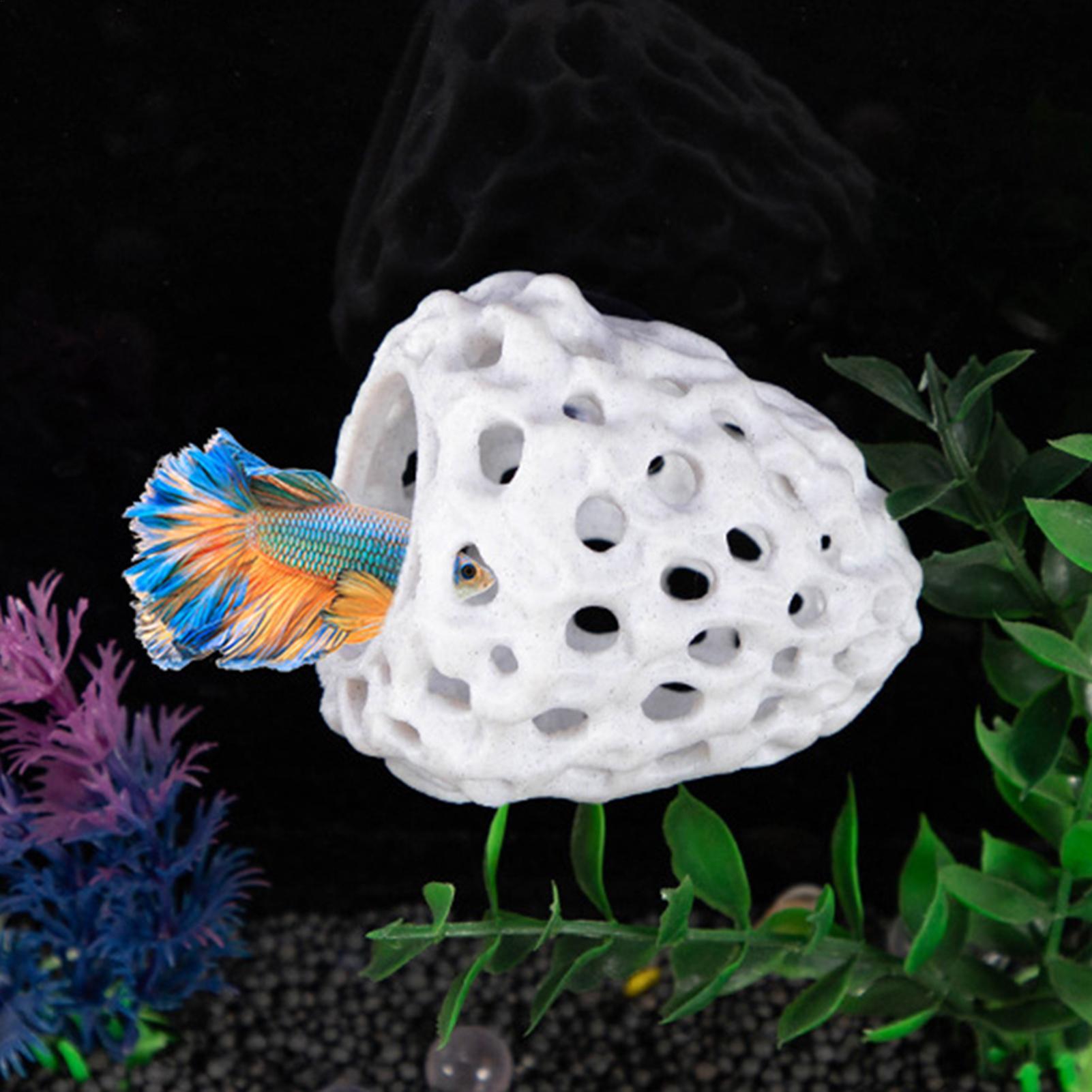Aquarium shrimp house Cave Min - Aquarium Fish Hiding Spot incelemesi ve fiyatı