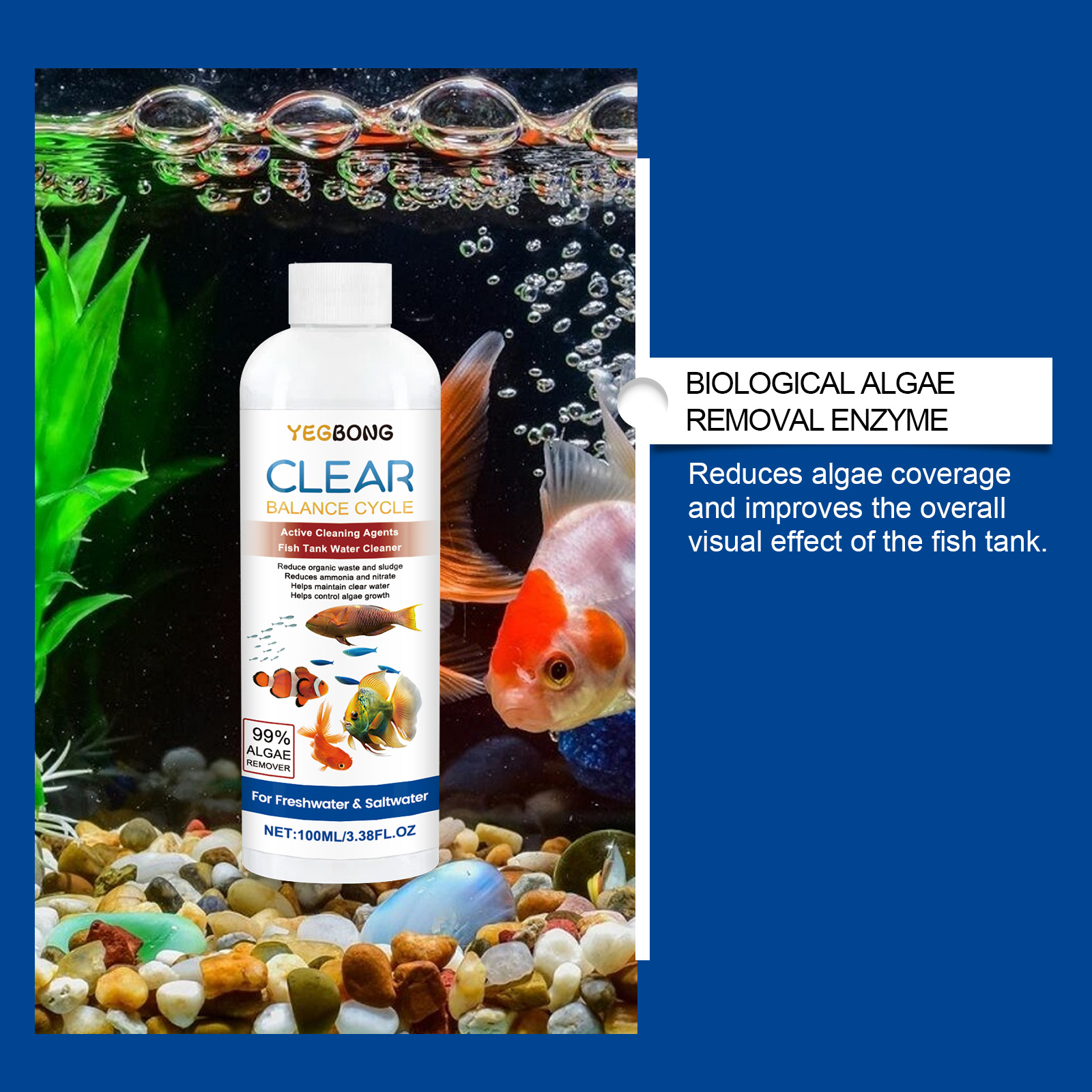 Aquarium Water Clarifier 100ml - Aquarium Fish Maintenance incelemesi ve fiyatı