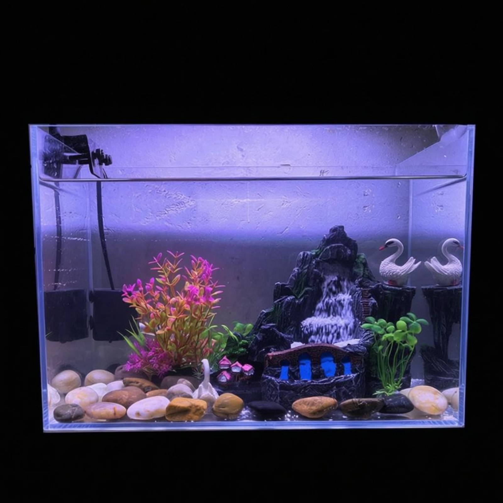 Aquarium Waterfall Ornament Vi - Aquarium Fish Hiding Spot incelemesi ve fiyatı