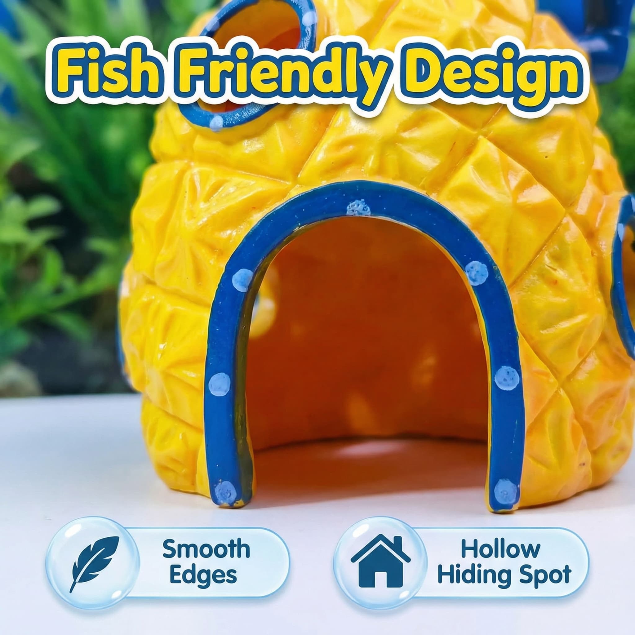 Pineapple House Aquarium Decor - Aquarium Fish Hiding Places incelemesi ve fiyatı