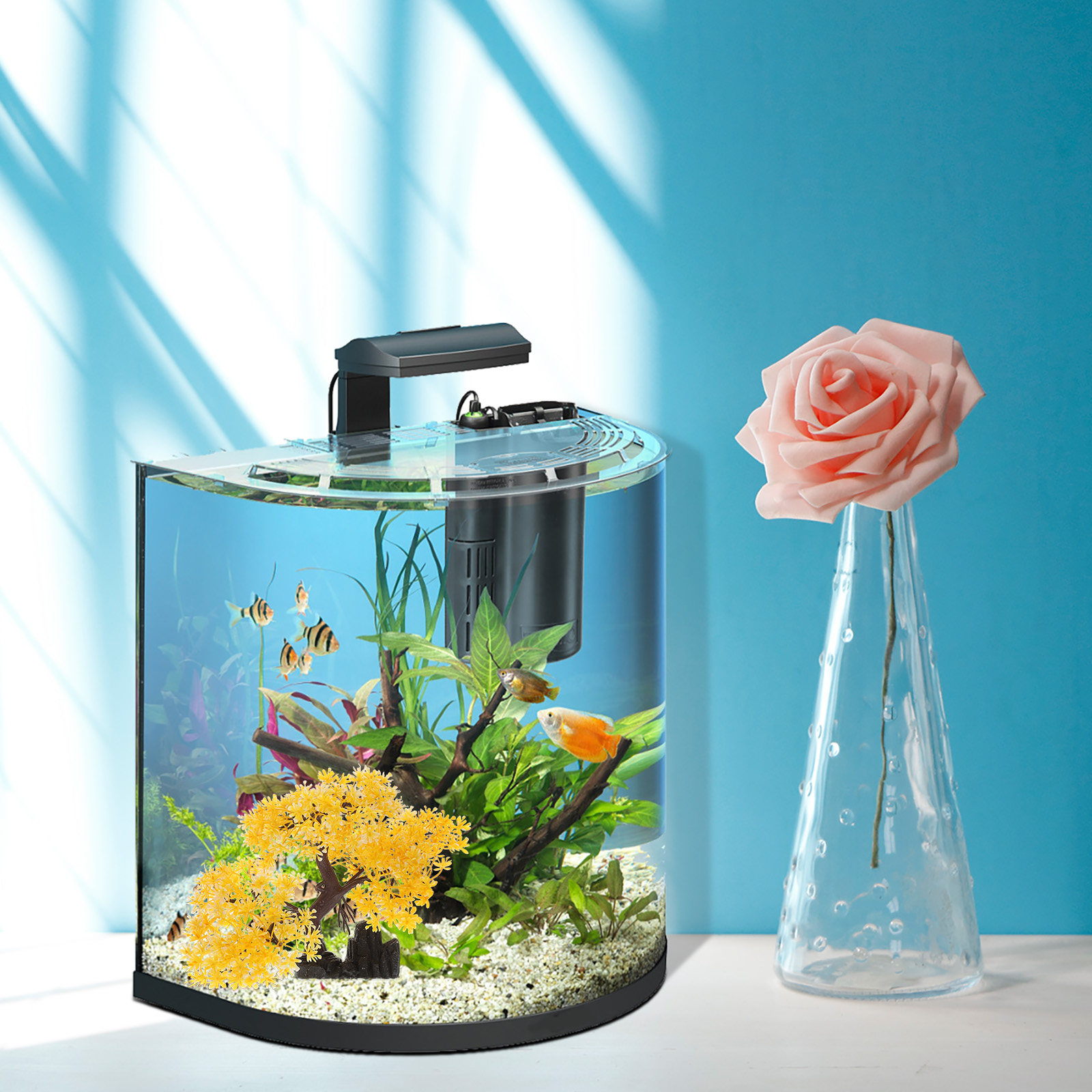 Artificial Aquarium Plants for - Aquarium Fish Hiding Spot incelemesi ve fiyatı