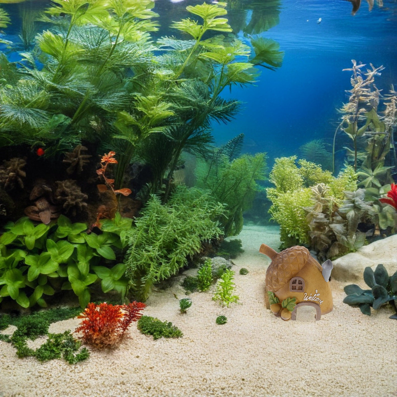 Fish Tank Cave Resin Aquarium  - Aquarium Fish Hiding Spot incelemesi ve fiyatı