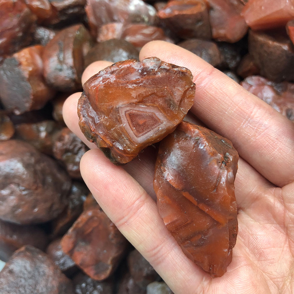 1pc Random Rough Raw Carnelian - Aquarium Decoration Rock incelemesi ve fiyatı