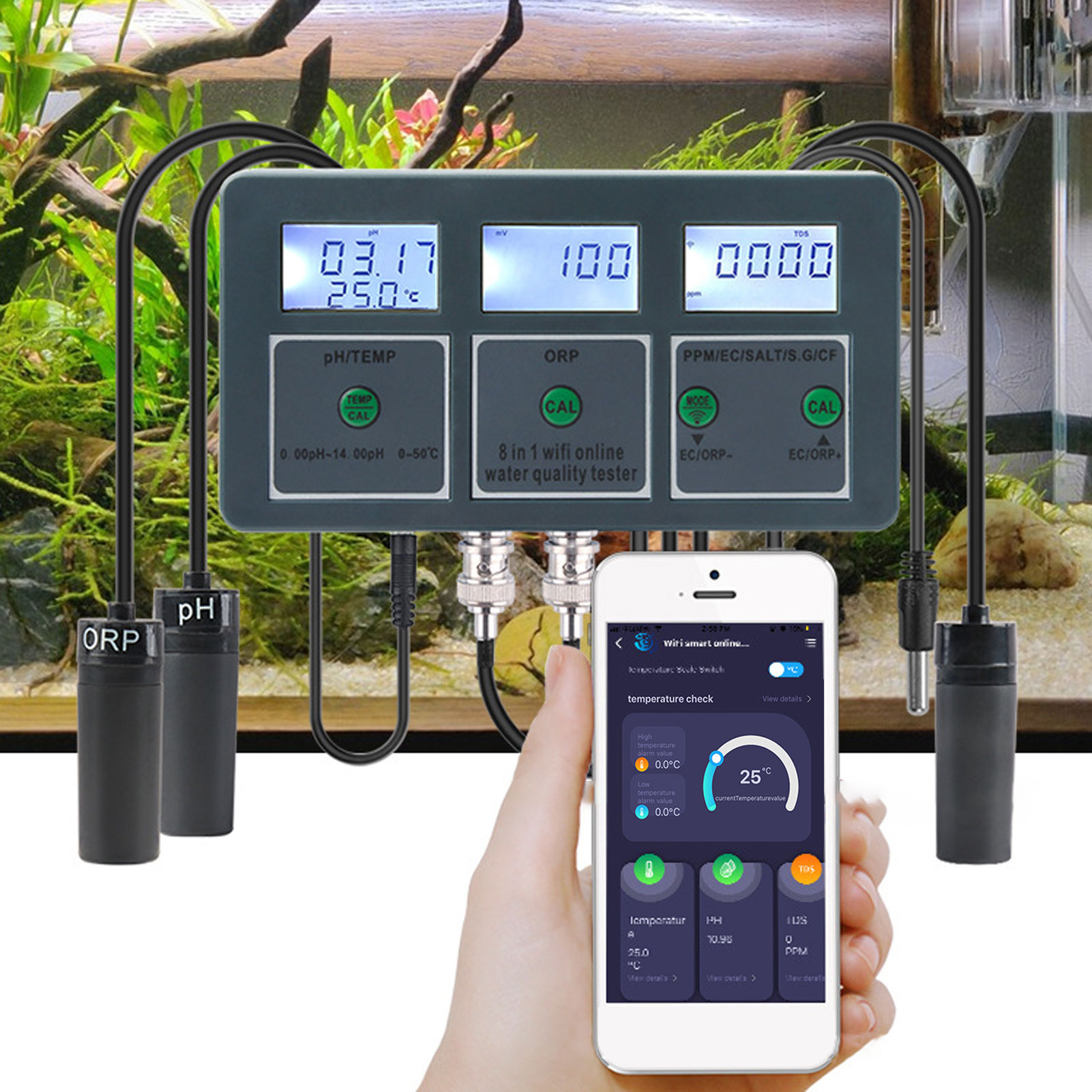 Water Quality Tester Multi Par - Aquarium Fish In Online incelemesi ve fiyatı