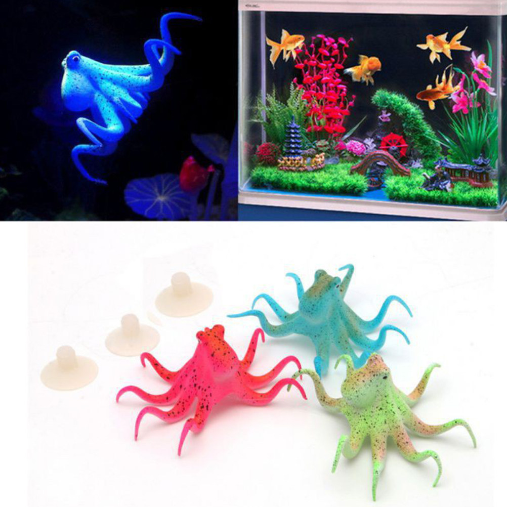 Night Glow Simulation Octopus  - Aquarium Fish Hiding Spot incelemesi ve fiyatı