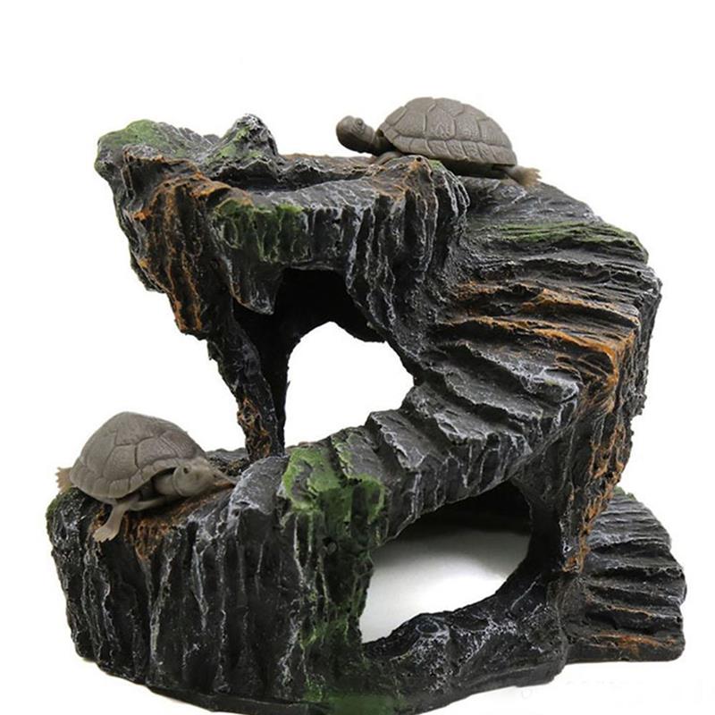 Resin Turtle Basking Platform  - Aquarium Decoration Rock incelemesi ve fiyatı