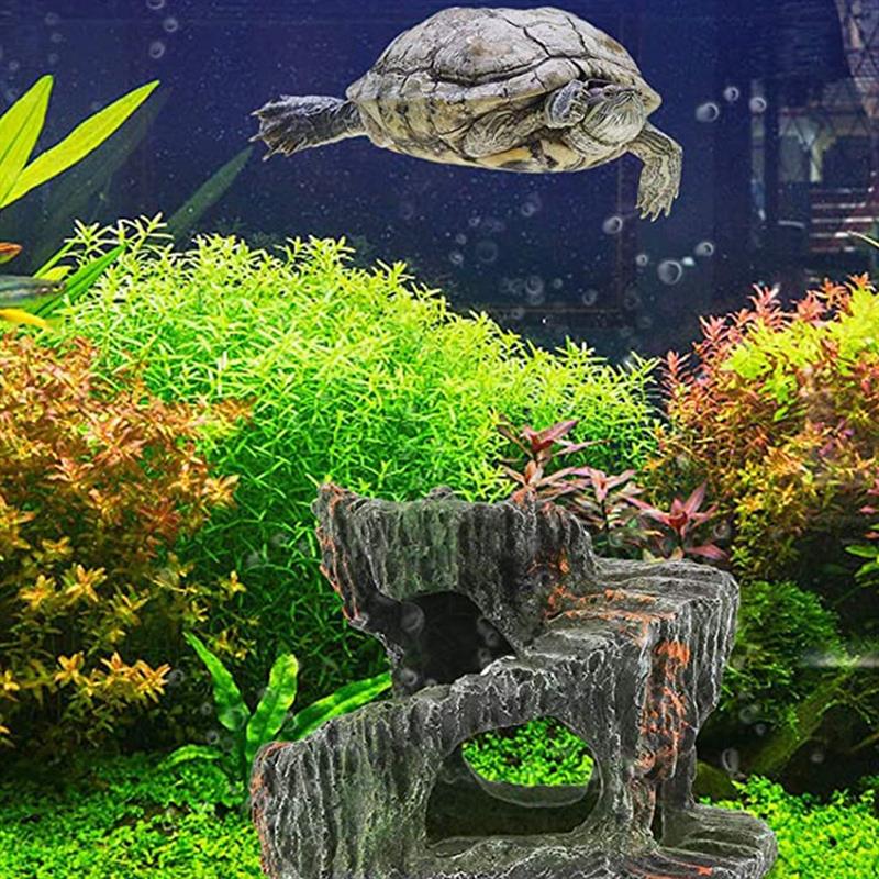 Resin Turtle Basking Platform  - Aquarium Decoration Rock incelemesi ve fiyatı