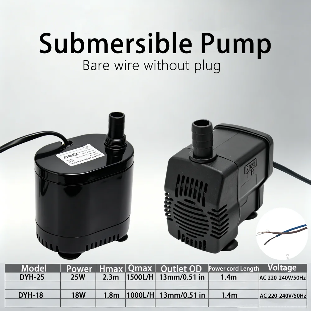 1PC Submersible Pump with Bare - Aquarium Fish Cold Water incelemesi ve fiyatı